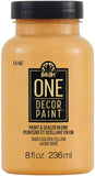 FolkArt 36063 One D cor Paint, 8 oz, Golden Yellow