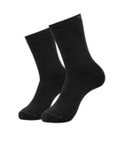 Jockey 7150 MenS Microfiber And Compact Cotton Stretch Crew Length Thermal Socks With Staywarm Technology_Black_Free Size