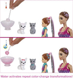 Barbie Color Reveal Surprise Party! Set With 50+ Surprises: 1 Doll, 1 Chelsea Doll, 2 Pets, 6 Color-Change Activations, Accessor