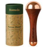 Homeda Kansa Wand For Foot Massage, Kansa Vati Foot Massager With Teak Wooden Handle, Kasa, Kasya Vati, Kansya Wati, Kashyachi S