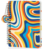 Jhingalala Diaries A5 Hardbound Wiro Notebook Diary With Abstract Pattern Theme Based Dangler I Spiral Notebook With Planner A
