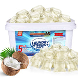 Sensitive Skin Laundry Detergent Pods, Concentrated 2X Cleaning, 200 Count