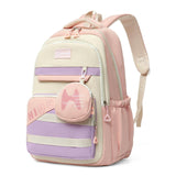 Boldstuff 27 Litre Korean Style School Bag WaterResistant Laptop & Travel Backpack Unisex Large 19 Inches Multipurpose Student