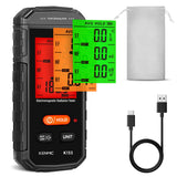 KENMIC EMF Meter, EMF Detector 3-in-1 Portable Electromagnetic Field Radiation Detector for EF, RF, MF, WiFi Signal, Suitable fo