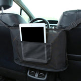 Dsoar Car Net Pocket Handbag Holder Between Seats Universal Seat Back Storage Mesh Bag for Phone Purse and Smaller Items Barrier