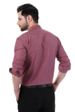 Xjarvis Clifton Men'S Regular Fit Cotton Blend Plain Shirt Full Sleeves Casual & Formal Summer Shirt With Pocket Design & Spread Collar Pack Of 1 (Peach Pink S),Peach Pink,,B0F4RHJM52