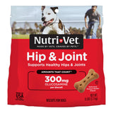 Nutri-Vet Hip & Joint Biscuits for Dogs, Dog Hip & Joint Supplement, Functional Treat, Large Sized Biscuit, 300mg of Glucosamine