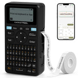 SUPVAN E11 Bluetooth Label Maker Machine, Support Keyboard & App with 40 Fonts and 650+ Icons, Rechargeable Inkless Labeler for