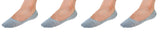 Cotson ;Lasting Wear In Every Pair Pack Of 4 Pairs No Show Loafer Socks With Silicon Gel Grip Inside Feet For Better Grip & Comf
