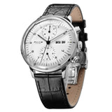 Feice MenS Mechanical Watch Bauhaus Automatic Watch Stainless Steel Self-Winding Wrist Watches Casual Dress Watches For Men With