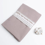 FFPDYBEST Khaki Gray Cotton Fabric, Natural 100% Cotton Poplin Fabric by The Yard 59 Inches Wide Lining Fabric for Sewing Appare