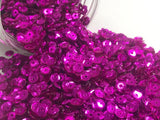 The Design Cart 4 mm Pink Disc Plastic Sequins Sitara for Embroidery, Embellishing Handbags, Apparels, Art Craft DIY Kit Pack of