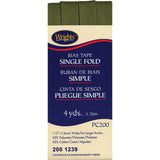 Wrights 1172001239 Single Fold Bias Tape, Leaf, 4Yard