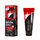 Charcoal Plus Baking Soda Maximum White by White Glo for Unisex 2 Pc 5.2oz Toothpaste, Toothbrush