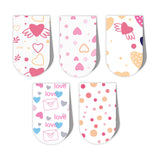 woopme Love Heart Symbol Theme Magnetic Bookmark Kids Boys Girls Note Books Lovers Readers Gift Magnetic Page Clips Folding 5 PC