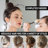 Good Hair Days Hair Pins - Plastic, U-shaped Magic Grip Hairpins, Strong Durable Pins For Fine, Thick & Long Hair, Hair Styling