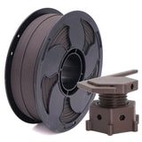 1.75mm PLA Filament Mocha Brown Carbon Fiber High-Intensity for Tools, 1kg (2.2lbs) Spool CF 3D Printer Filament, Easy 3D Printi