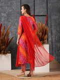 Gosriki Women'S Cotton Blend Straight Printed Kurta With Pant & Dupatta (Vedhabali Pink-Gs_M_Pink_Medium),Pink,,B0D5VJY4D5