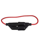 Seachoice InLine Fuse Holder With Spare, Waterproof, 20 Amp Fuse, Black