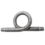 Winters SSP Series Schedule 40 Stainless Steel 304 Syphon, 1/4 NPT Male