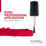 DrAs Remedy Nail Polish, All Natural Enriched Nail Strengthener Non Toxic and Organic - cLARITY coral Red