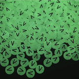 200PCS Letter Beads Glow in The Dark 4x7mm Acrylic Alphabet Letter V Beads for Jewelry Making Bracelet