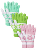Patelai 3 Pairs Microfiber Plant Dusting Gloves Leaf Cleaning Gloves for Indoor Plants, Blinds, Furniture, House(Yellow, Pink, B