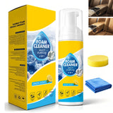 KEBEGE 4in1 MultiEnzyme Foam Cleaner,Foam Cleaner Multi Purpose,Powerful Cleaning for Car Interior, Kitchen, Bathroom, Sofa U
