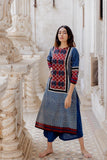 Gosriki Women'S Rayon Viscose Printed Straight Kurta (Tharak Multi-Gs_M_Multicolor_Medium),Multicolour,,B0DX2472MD