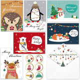 Christmas Cards, 30 Merry Christmas Cards with Envelopes, 6 Assorted Designs Bulk Greeting and New Years Cards, Perfect to Send