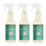 MRS. MEYERS CLEAN DAY Multi-Surface Everyday Cleaner, Basil Scent, 16 Fl Oz Bottle - 3 Pack