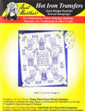 Little Angels Aunt Marthas Hot Iron Embroidery Transfer