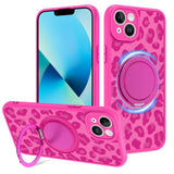 Fiyart Designed for iPhone 13 Case Ring Holder Kickstand Magnetic Bumper Compatible with MagSafe Camera Lens Protection for Wome