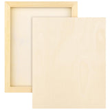 Aodaer 2 Pack Wood Panels 8 x 10 Inch Wooden Panels Canvas Unfinished Craft Wood Boards Panels for Art Crafts Acrylic and Oil Pa