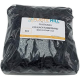 PlasticMill Rubber Bands #33 Size Black Rubberbands 1LB/500 Count
