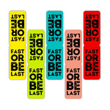woopme Set of 5 Magnetic Fast Or Be Last Design Bookmark for Book Lovers Readers Students Gift Magnetic Page Clips Folding