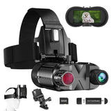 AILNJUC Head-Mounted Night Vision Goggles - Hands Free Rechargeable 1312FT Digital Infrared Night Vision Binoculars for Adults,8