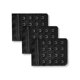 Trylo Bra Hook 4X4 Pack 3 - Black,BLACK,,B0C9D4XZFT