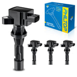 PHILTOP Ignition Coil Pack, Set of 4 Replacement for Mazda3 2006-2013, Mazda6 2006-2013, CX7 2007-2012, MX5 Miata 2006-2014 2.0L