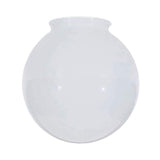 KOR K21815 6Inch White Glass Globe Lamp Shade 31/4Inch Fitter Opening Lighting Fixture Replacement