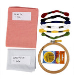 Designers Den Embroidery Kit With 6 Wooden RingFrameHoop Ring