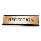 Reception, Designer Series Desk Sign, Novelty Nameplate (2 x 8)