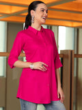 Libas Women'S Straight Tunics (58224_Pink Pink M