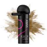 SEVICH Hair Fibers with Spray Applicator - Natural-Looking Hair Thickening Fibers for Men & Women, Instant Fullness, Wind & Wate