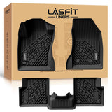 LASFIT Floor Mats for Jeep Renegade 2015-2023 All Weather TPE Custom Fit Car Mats Floor Liners 1st & 2nd Row, Black