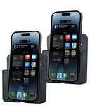 CEI&BPY 2Pack Transparent Wall-Mounted Phone Holder with Adhesive and Nails Fits Most Phones Including iPhone 16 Pro Max