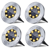 Rayolon Solar Ground Lights, Waterproof Solar Garden Lights, Upgraded Outdoor Garden Waterproof Bright in-Ground Lights, Landsca