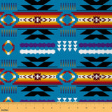 Tribal Aztec Fabric By The Yard, Boho Upholstery Fabric, Retro Exotic American Southwestern Exotic Ethnic Decorative Fabric Oran