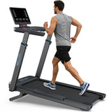 WELLFIT 12% Auto Incline Treadmill, Heavy Duty Treadmill with Adjustable Handle Height, 4HP 10MPH 420 lb Capacity, 18.2 x 45