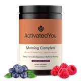 ActivatedYou Morning Complete Super Greens Powder Drink Mix - Gut Health Boost with Prebiotics, Probiotics, & Antioxidants - 10
